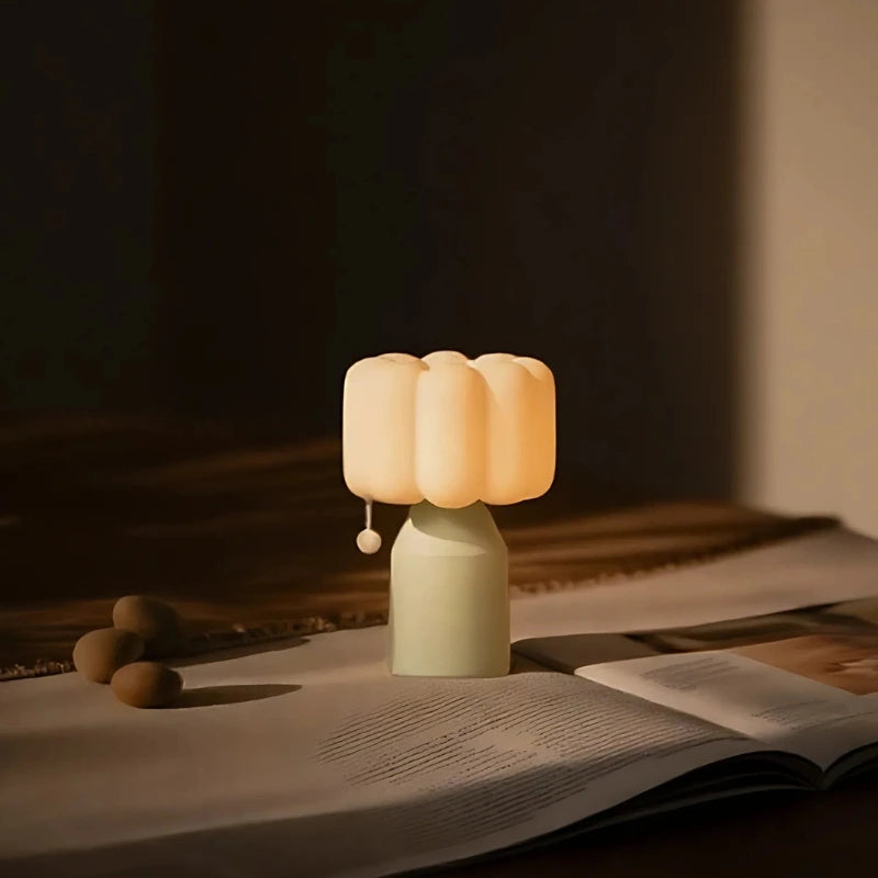 Soft Cloud Table Lamp – Rechargeable Cordless Night Light for Bedroom or Desk 1