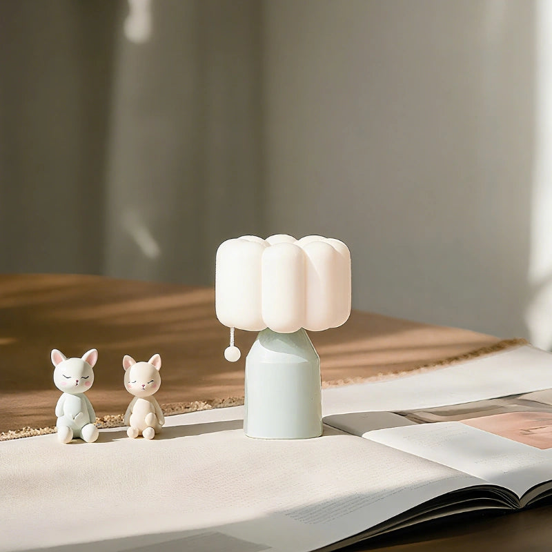 Soft Cloud Table Lamp – Rechargeable Cordless Night Light for Bedroom or Desk 4