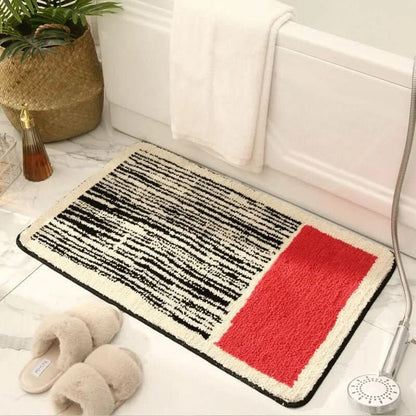 Soft Non-Slip Bath Mat – Elegant Polyester Acrylic Bathroom Rug, Machine Washable, Plush Comfort, Available in Multiple Sizes 4