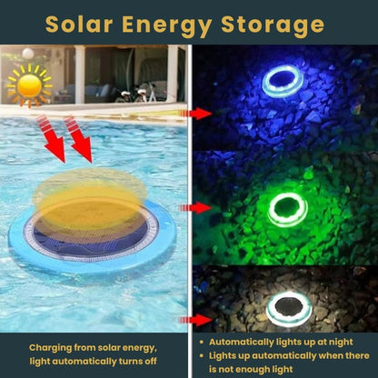 Solar Powered Pool Float Lights for Outdoor Use