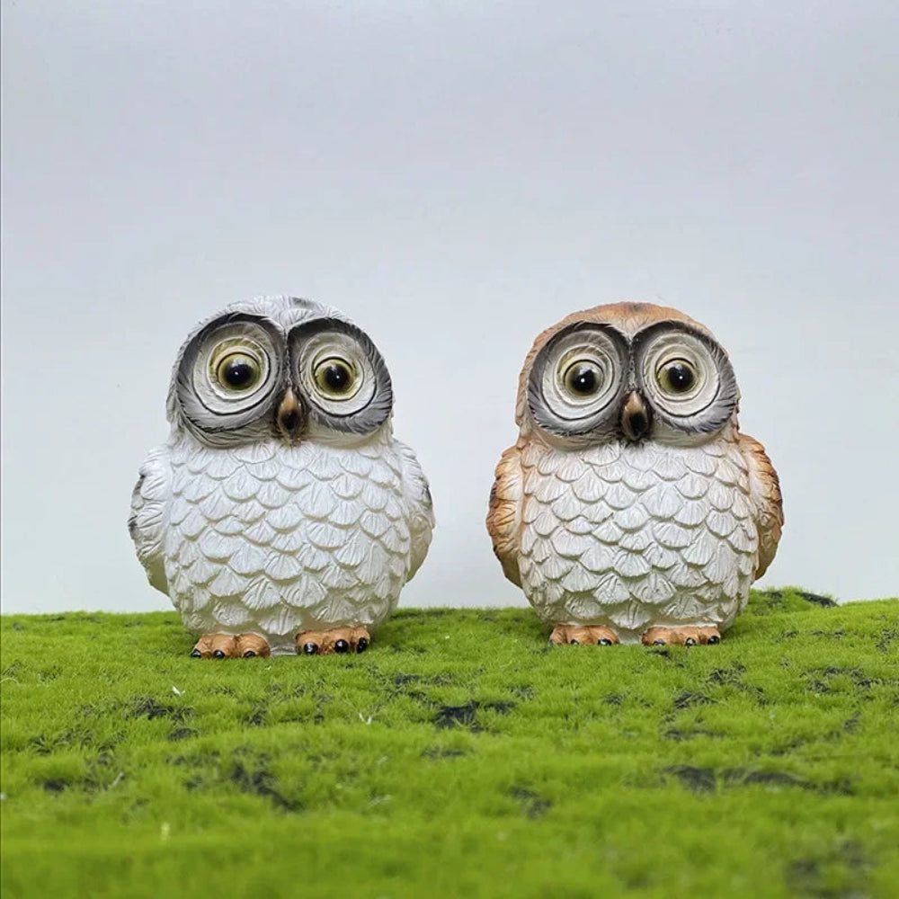 Solar Garden Light - Waterproof Owl Design LED Lamp for Outdoor Spaces, Eco-Friendly Solar Powered Lighting 4