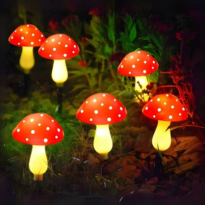 Solar Garden Lights with Whimsical Mushroom Design – 8 Lighting Modes, Waterproof Outdoor Lights for Enchanting Ambiance 3