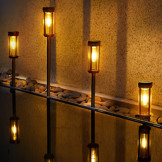 Bright Outdoor Solar Powered Walkway Lights - Pexav