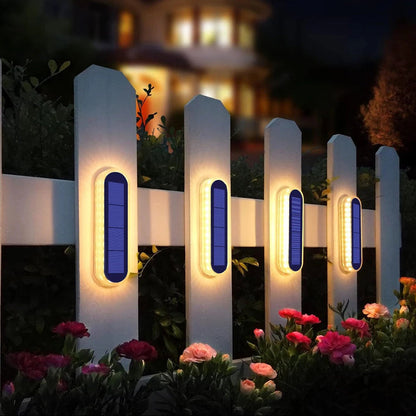 Bright Solar Powered Outdoor Step Lights with 30 LEDs - Pexav