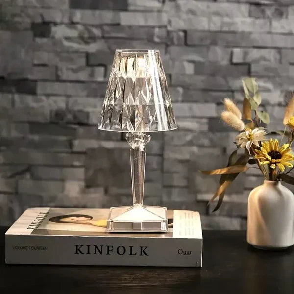 Elegant Glass Table Lamp - Pexav
