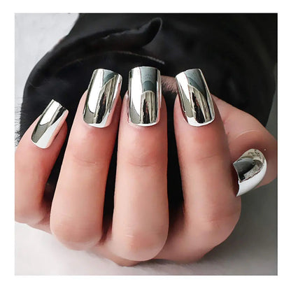 Shiny Chrome Finish Nail Polish