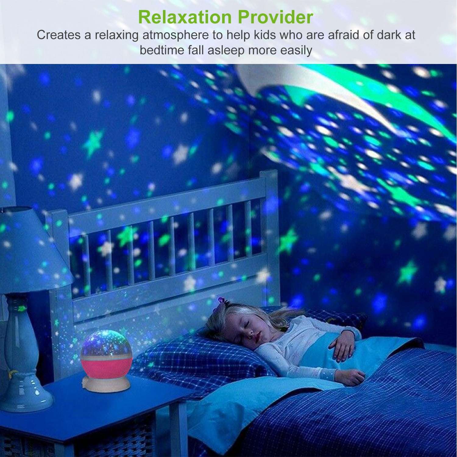 Star Projector Lamp - Night Sky Light - Relaxing Bedroom Decor