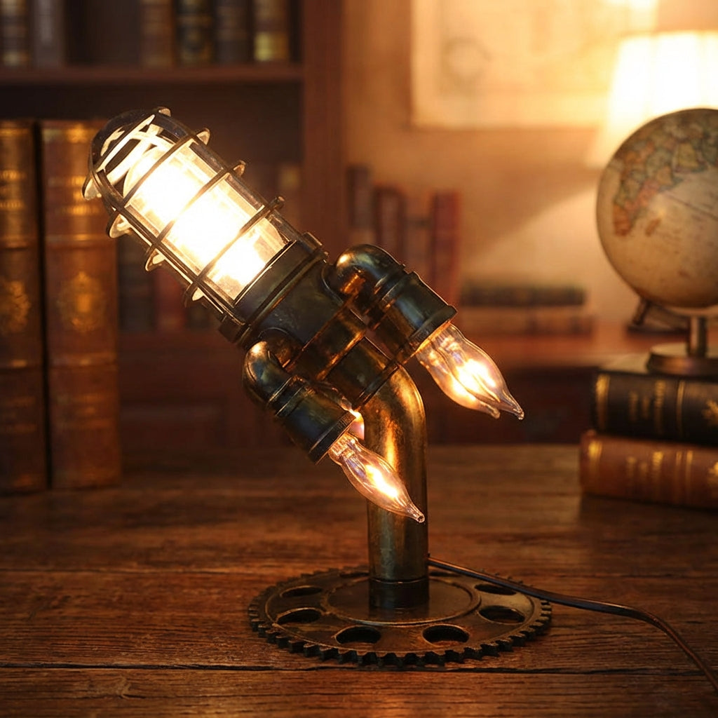 Unique Industrial Style Desk Lamp - Pexav