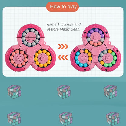 Stress Relief Spinner with Fun Educational Toy, Boosts Logic & Focus, Safe for Ages 3+