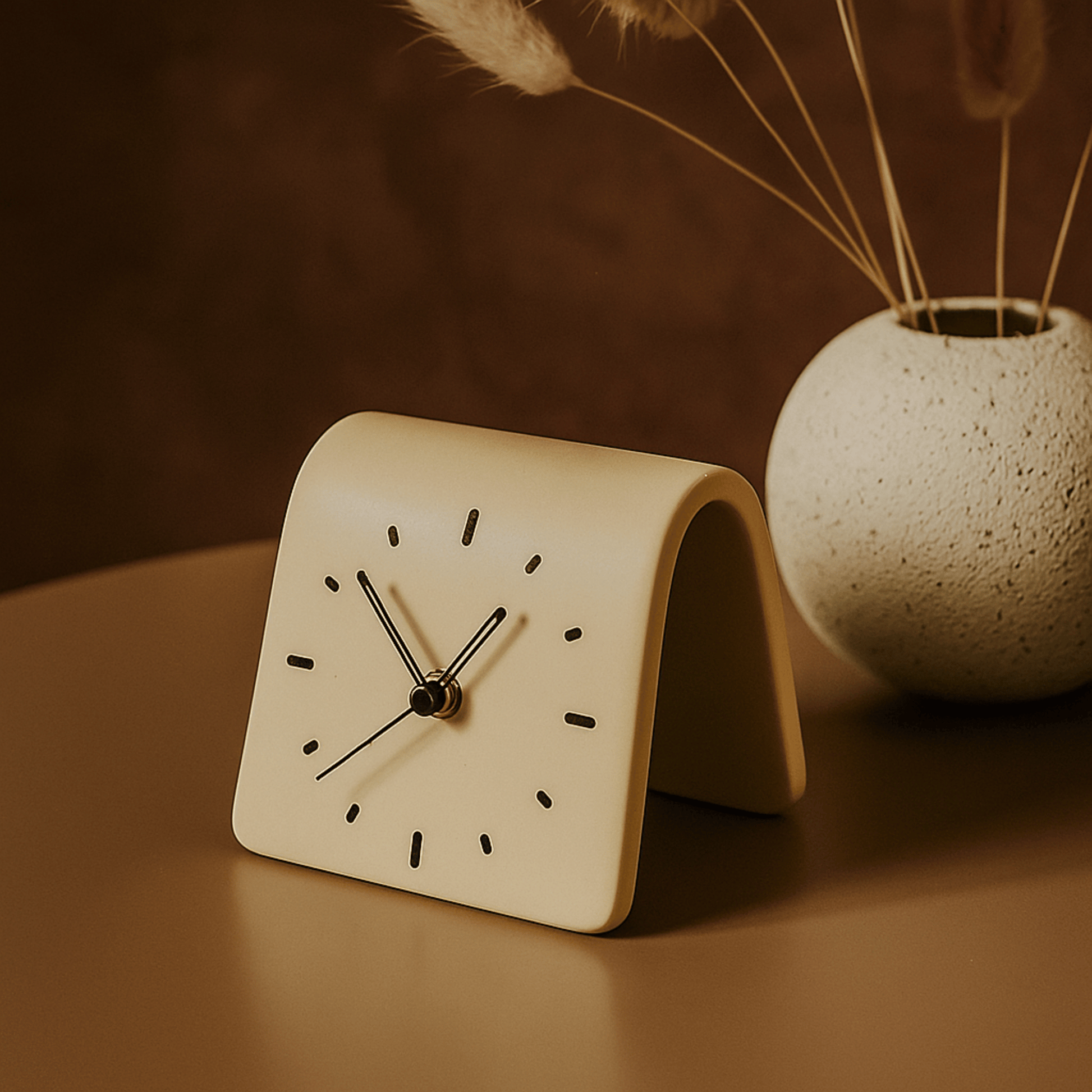 Simple Square Desk Clock - Pexav