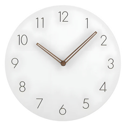 Stylish Wooden Wall Clock - Modern Minimalist Design for Home Decor - Silent Quartz Movement, 30x30cm 7