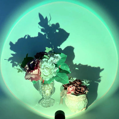 Sunset Projector Lamp - USB Powered LED Mood Light with 7 Color Modes for Relaxing Mood Lighting in Bedroom 5