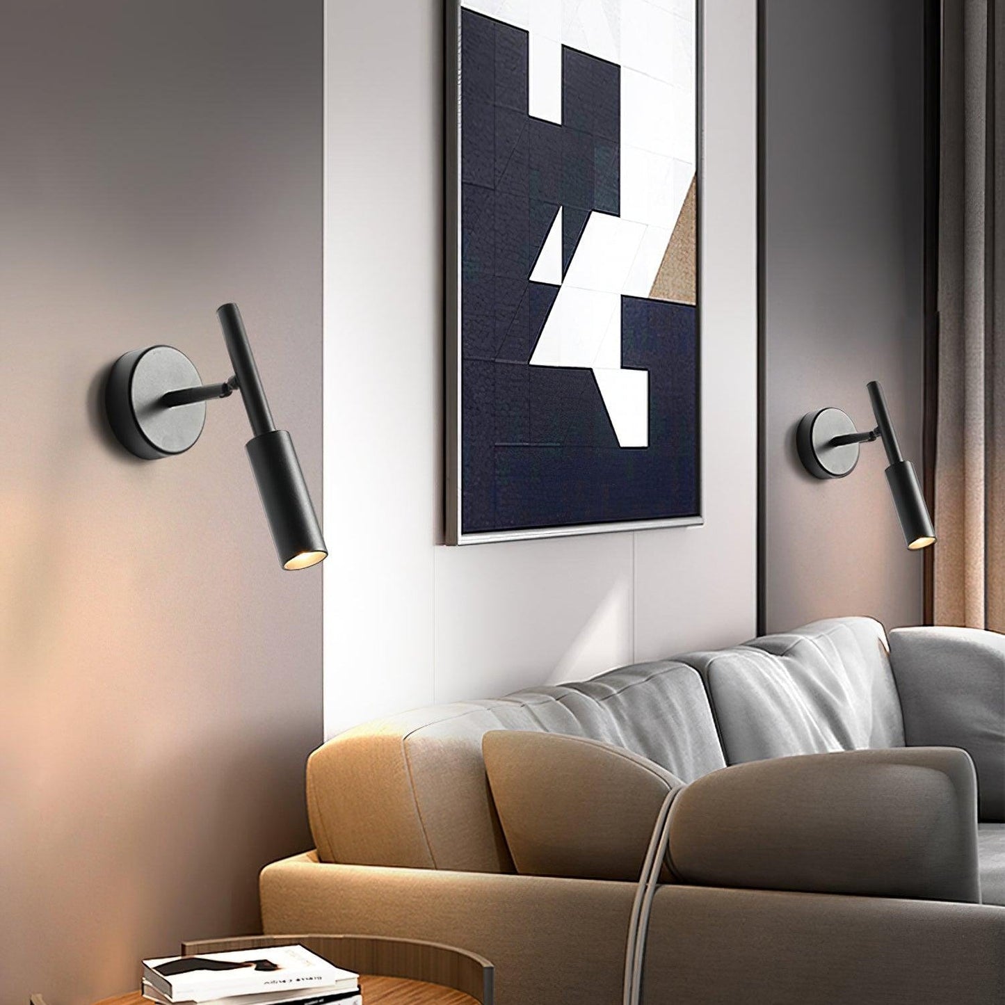 Swivelling Beam Wall Light – Indoor LED Sconce Lamp with Multiple Finishes, Moisture Resistant for Bathroom and Home Use 7
