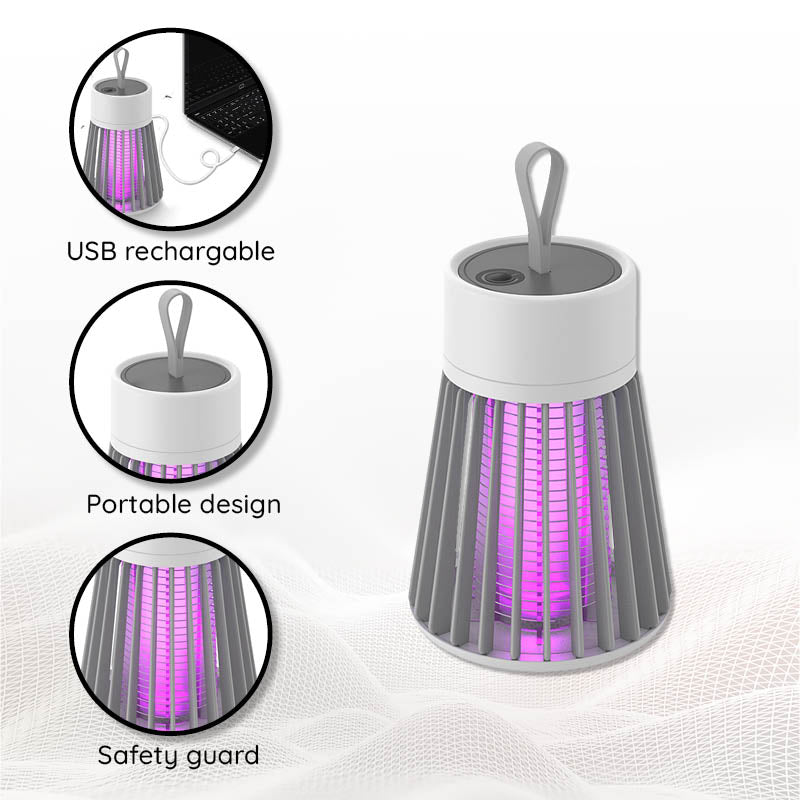 Compact USB Powered Mosquito Killer Lamp with LED