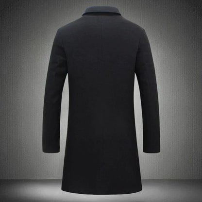 Warm Wool Mens Winter Overcoat
