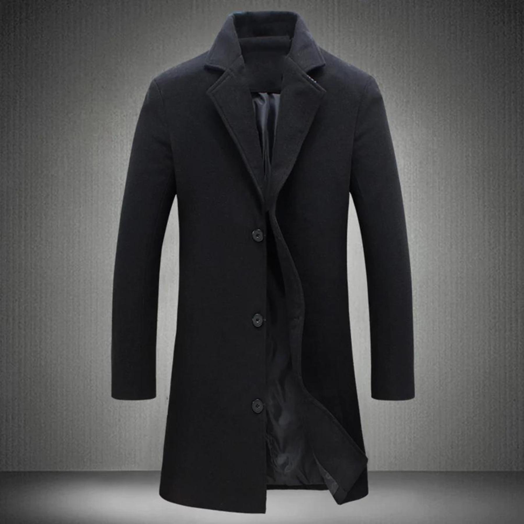 Warm Wool Mens Winter Overcoat - Pexav