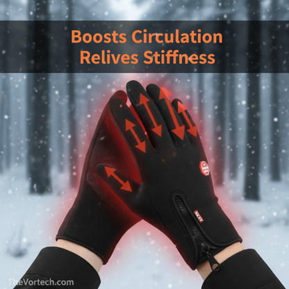 Warm Waterproof Gloves for Skiing and Winter Sports