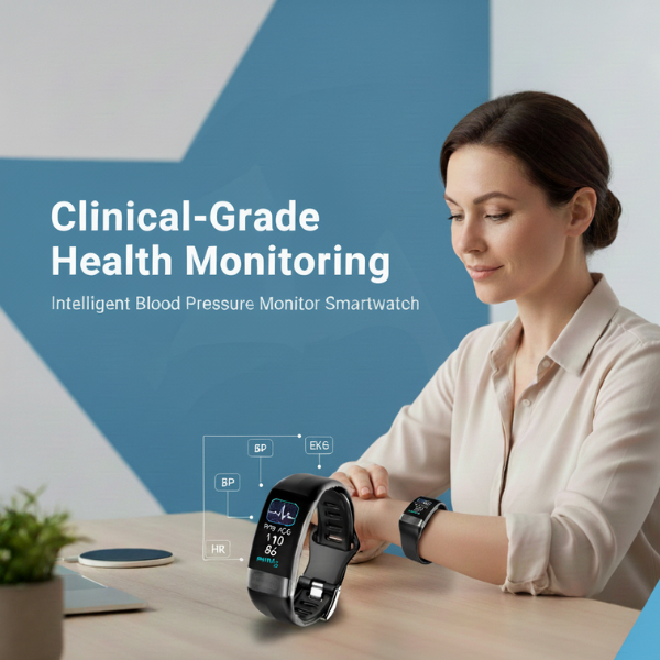 Accurate Fitness Tracker Watch with EKG & Heart Rate
