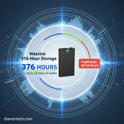 Compact Handsfree Digital Voice Recorder