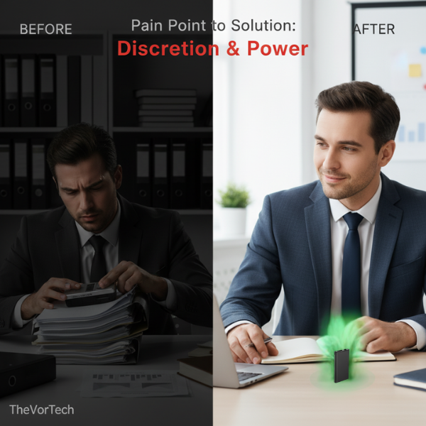 Compact Handsfree Digital Voice Recorder