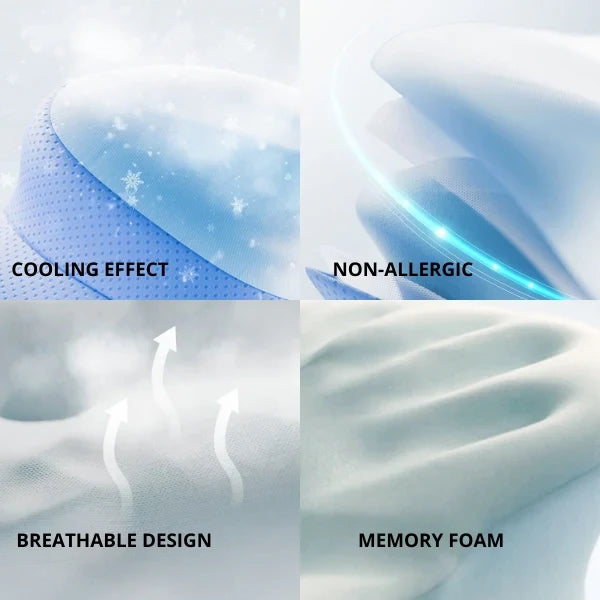 Comfortable Contour Pillow for Neck Support