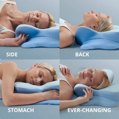 Comfortable Contour Pillow for Neck Support