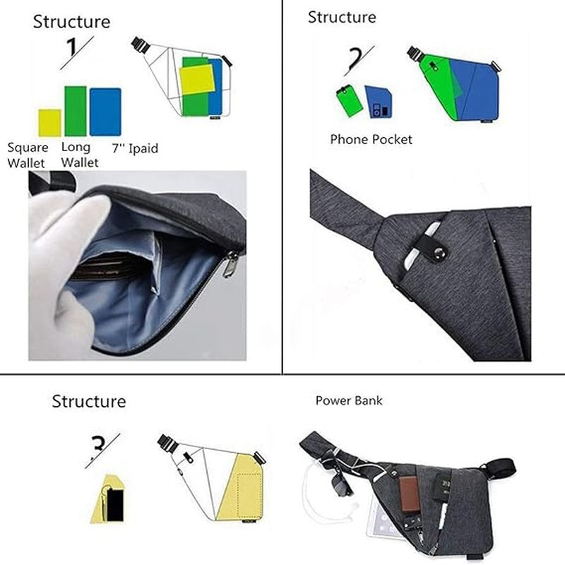 Tactical Design Anti-Theft Sport Sling Bag