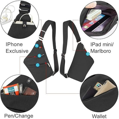 Tactical Design Anti-Theft Sport Sling Bag