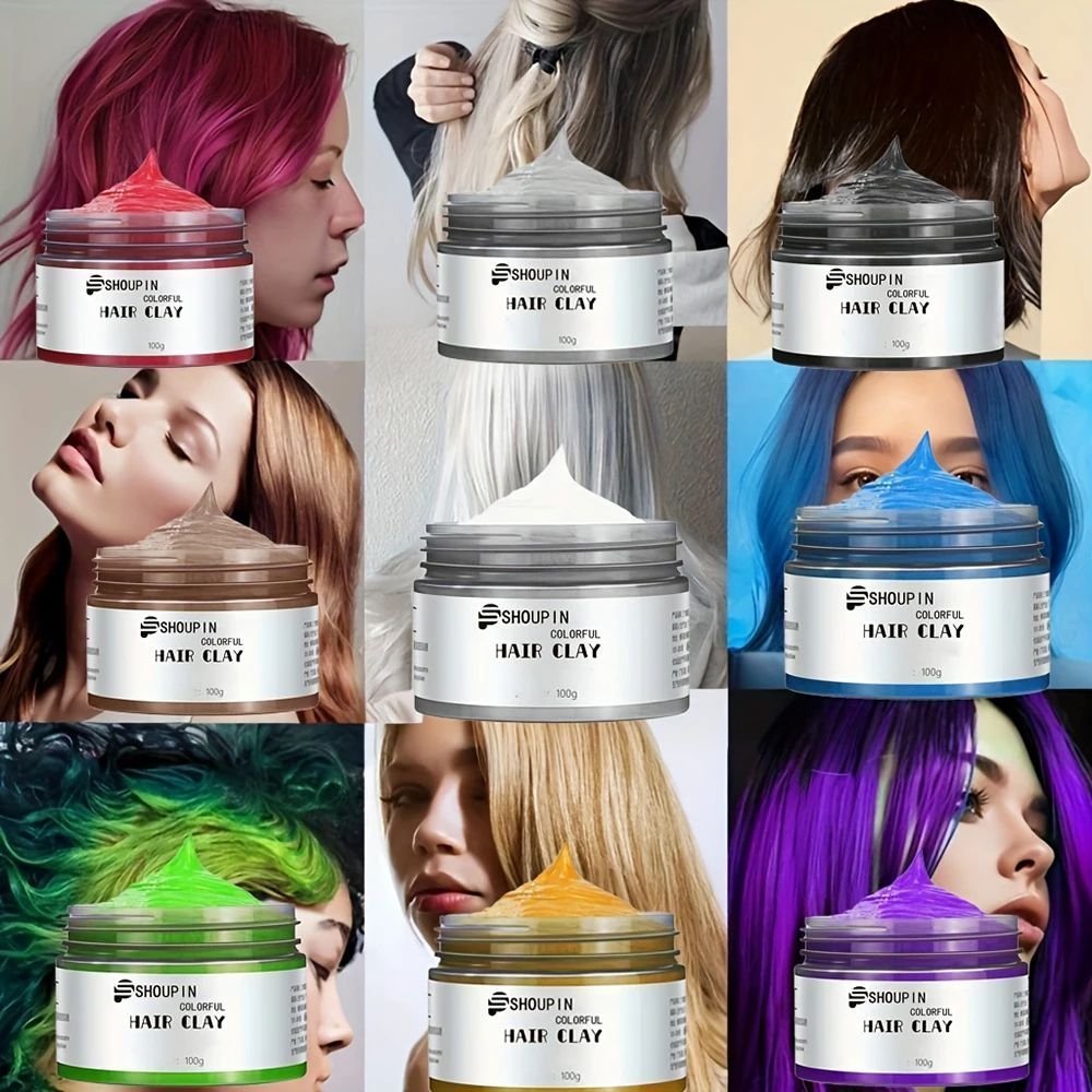 Vibrant Hair Color Wax For Party Cosplay Hairstyles - Pexav