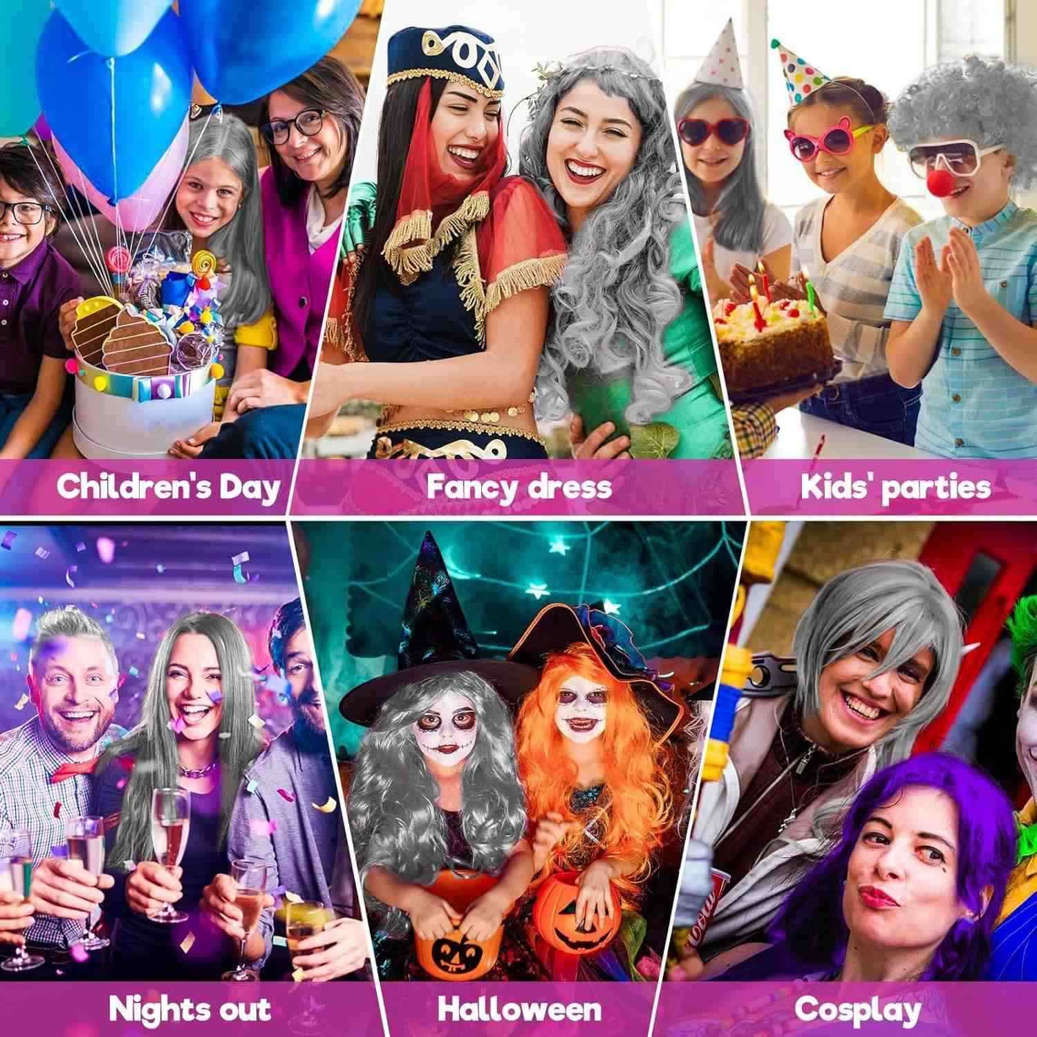 Temporary Hair Color Wax With Colors, Styles, Adds Light Shine & Covers Grays For Daily Party Cosplay Halloween DIY