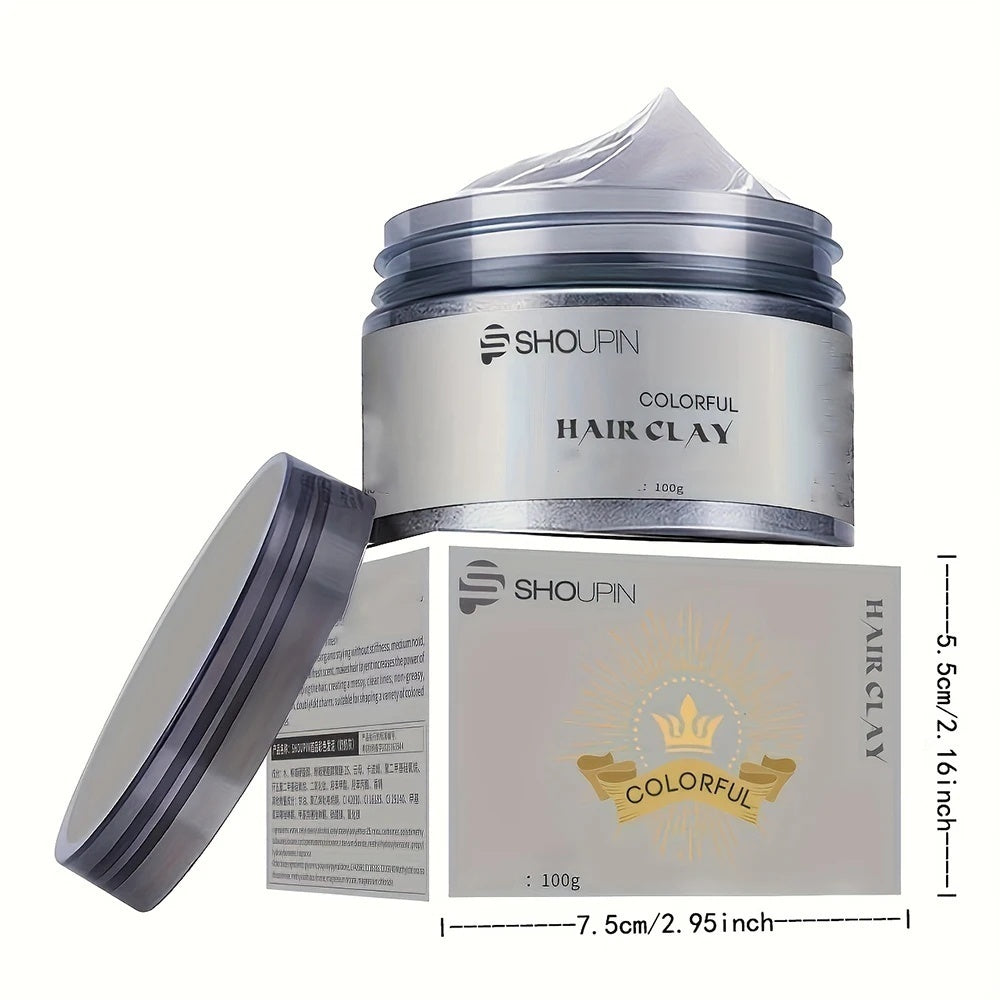 Temporary Hair Color Wax With Colors, Styles, Adds Light Shine & Covers Grays For Daily Party Cosplay Halloween DIY