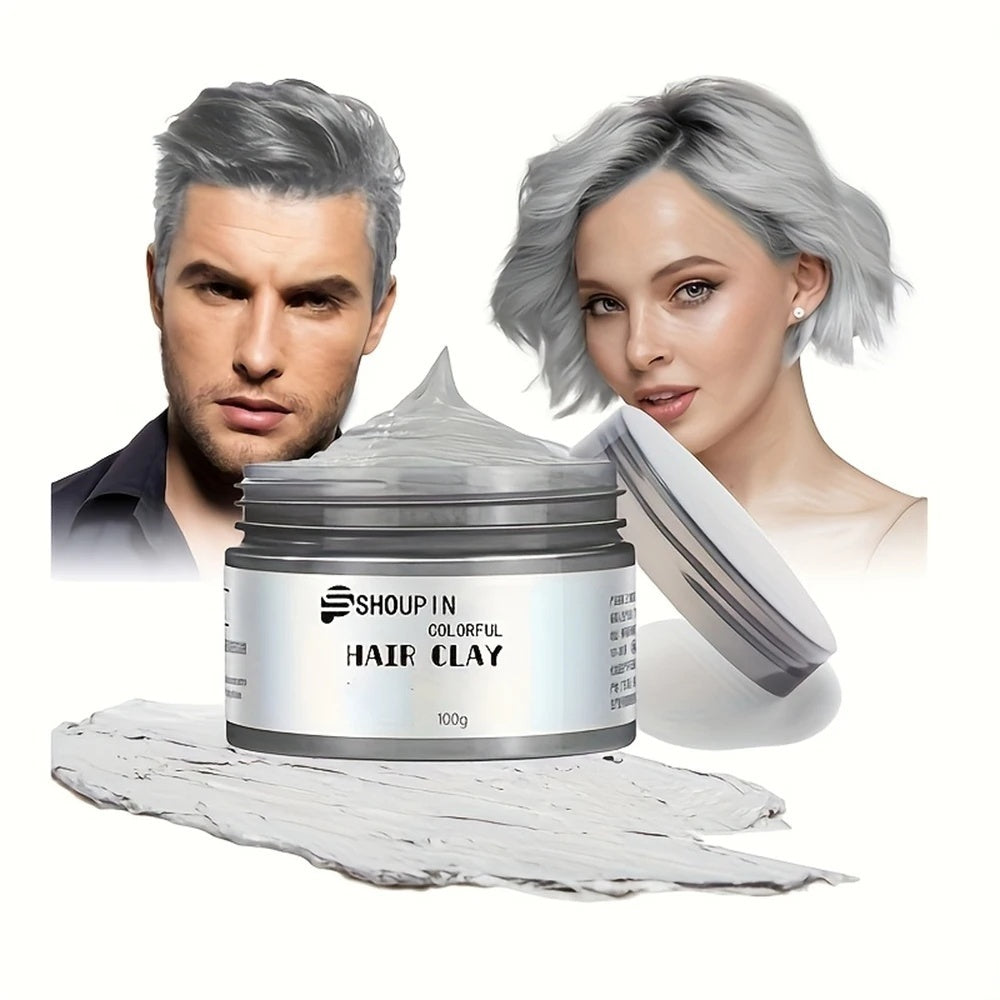 Temporary Hair Color Wax With Colors, Styles, Adds Light Shine & Covers Grays For Daily Party Cosplay Halloween DIY