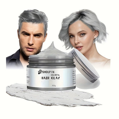 Temporary Hair Color Wax With Colors, Styles, Adds Light Shine & Covers Grays For Daily Party Cosplay Halloween DIY