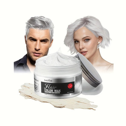 Temporary Hair Color Wax With Colors, Styles, Adds Light Shine & Covers Grays For Daily Party Cosplay Halloween DIY
