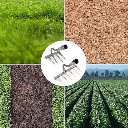 The Heavy Duty Iron Weeding Rake, Garden Weeding Tools