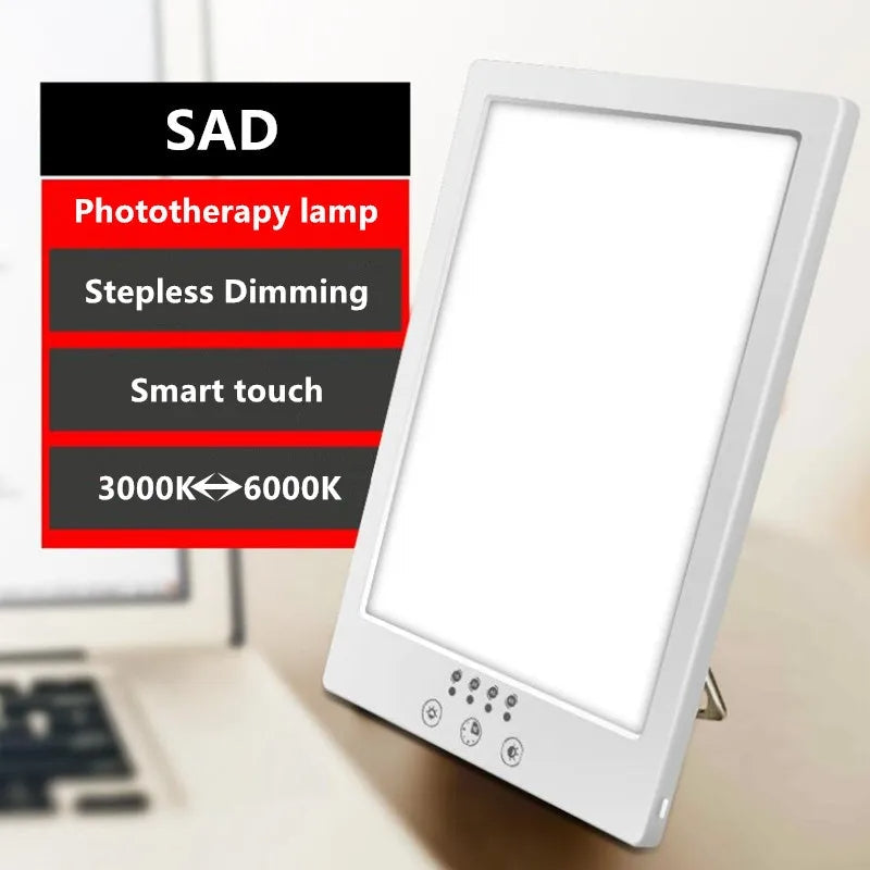 Therapy Light Panel with Stepless Dimming and Timer Control