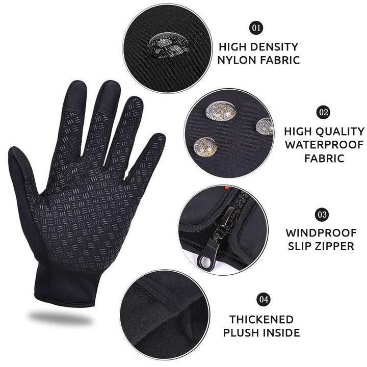 Warm Waterproof Snow Gloves for Men and Women