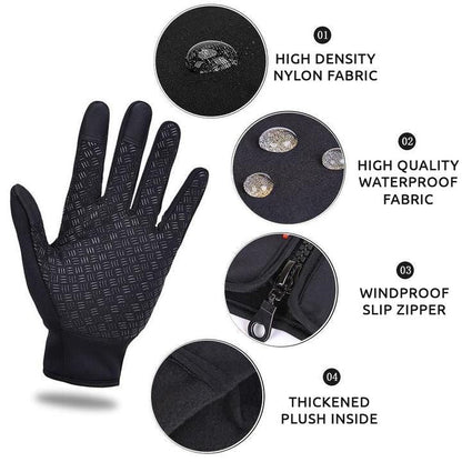 Warm Waterproof Snow Gloves for Men and Women