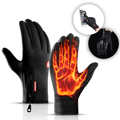 Warm Electric Gloves for Skiing and Cycling