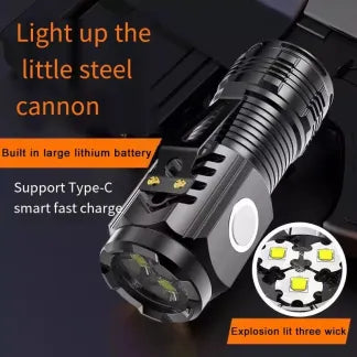 Compact 3 LED Torch with 5 Settings