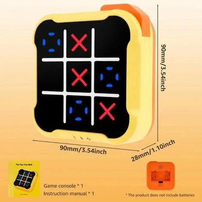 Tic-Tac-Toe Board Game with Fun & Educational, Compact Design, Multiple Play Modes, Safe for Ages 3+