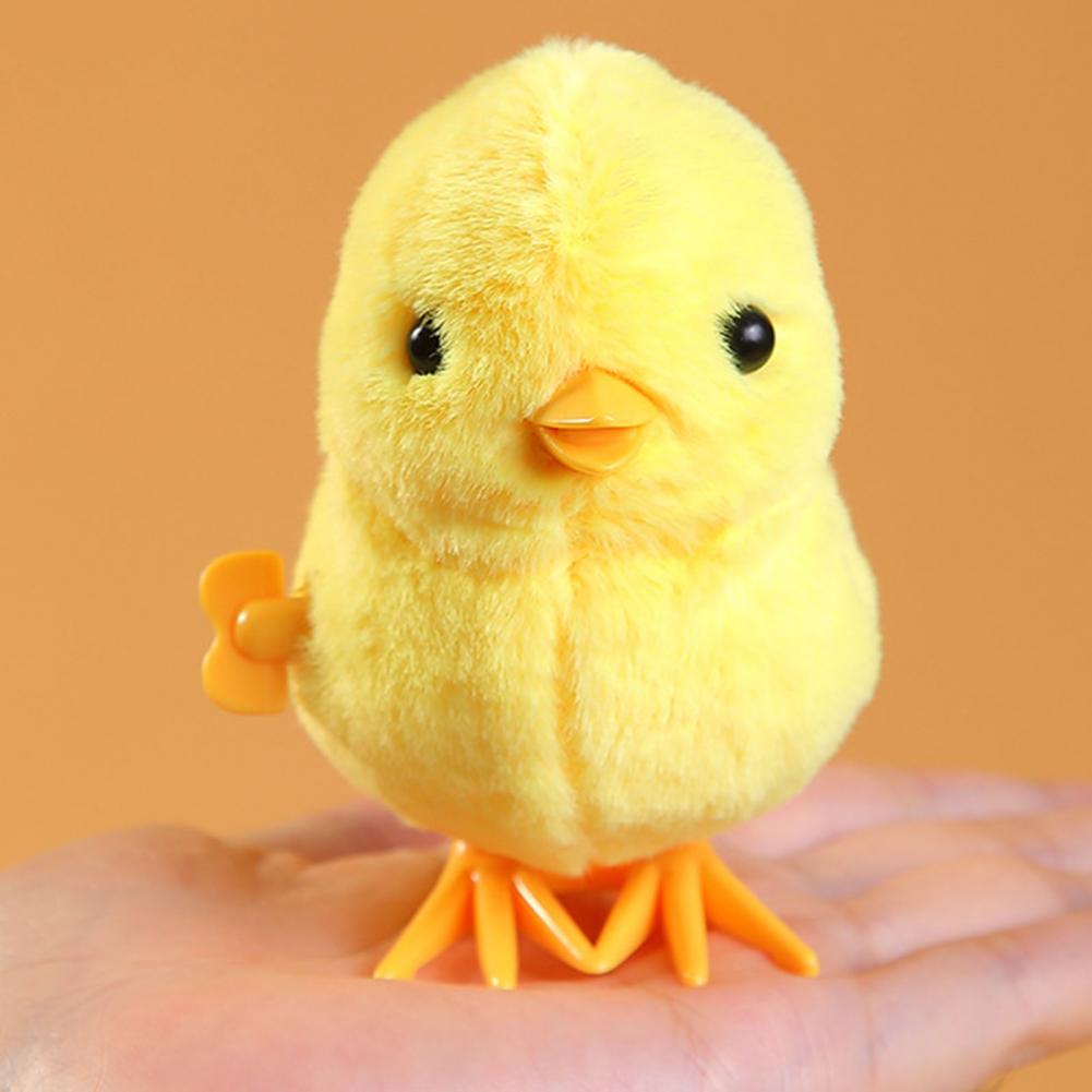 Cute Hopping Baby Chick Plush Toy