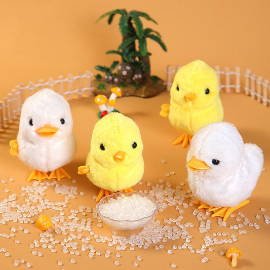 Cute Hopping Baby Chick Plush Toy - Pexav