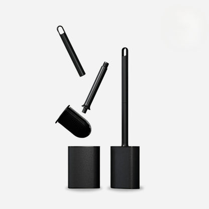 Toilet Brush with Ergonomic Handle and Durable Bristles – Compact Bathroom Cleaning Tool with Holder 8