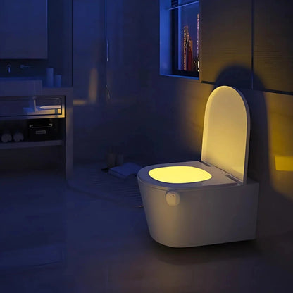 Automatic LED Toilet Nightlight with 8 Color Options - Pexav