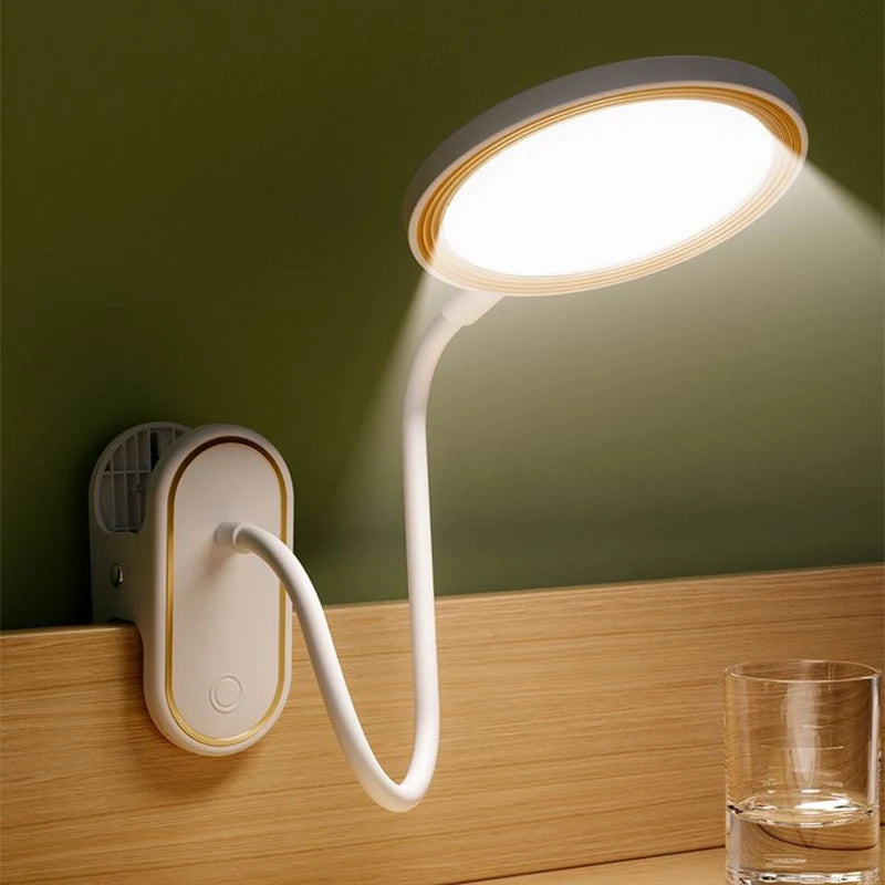 Wireless Gold Desk Lamp with USB Rechargeable Battery - Pexav