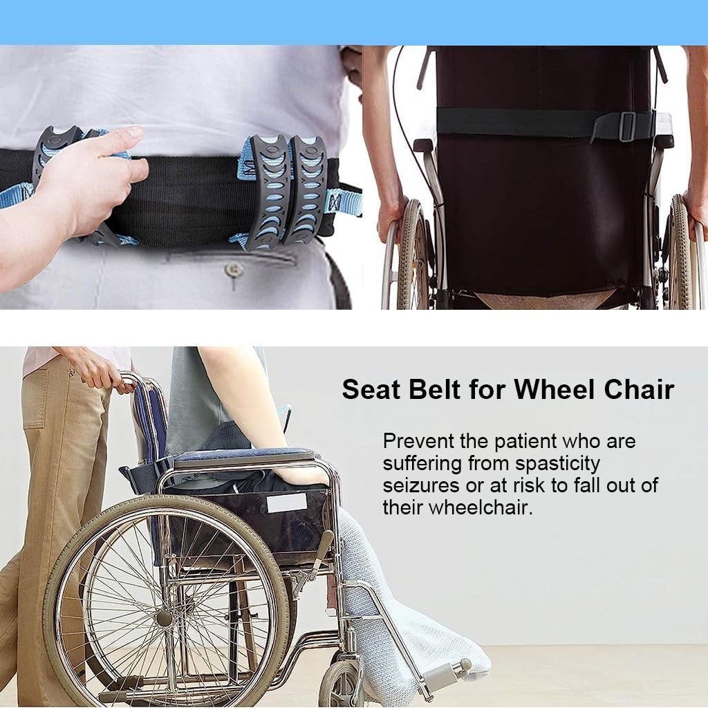 Transfer Belts for Lifting Seniors - Adjustable Gait Waist Belts Transfer Belts Patient Ambulation Walking Aid Belt