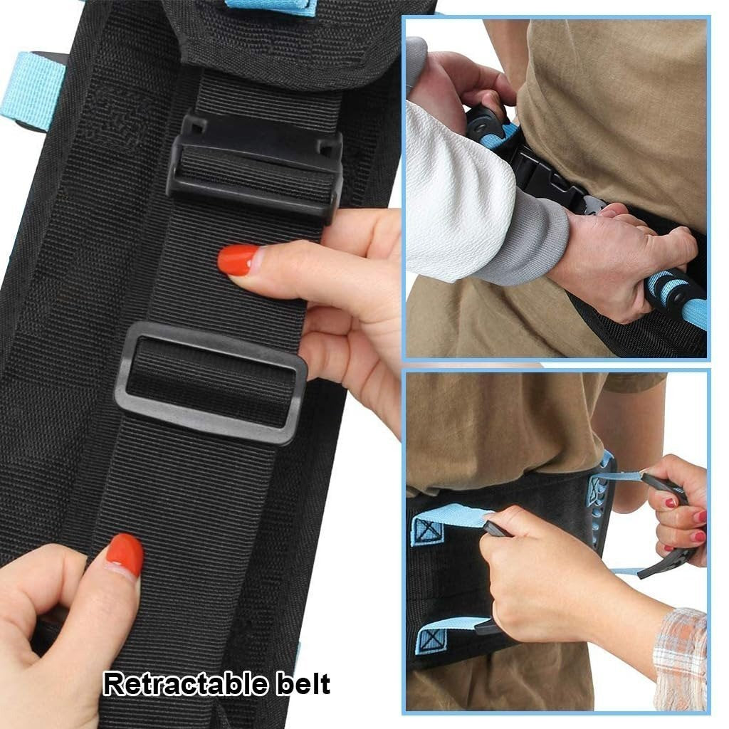 Transfer Belts for Lifting Seniors - Adjustable Gait Waist Belts Transfer Belts Patient Ambulation Walking Aid Belt