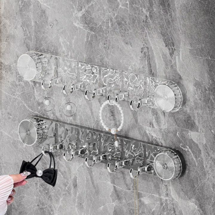 Clear Adhesive Key Hook for Wall - Sticky Key Holder Rack - Pexav