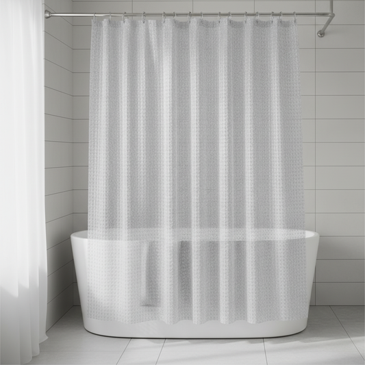 Clear Waterproof Bathroom Shower Curtain - Pexav